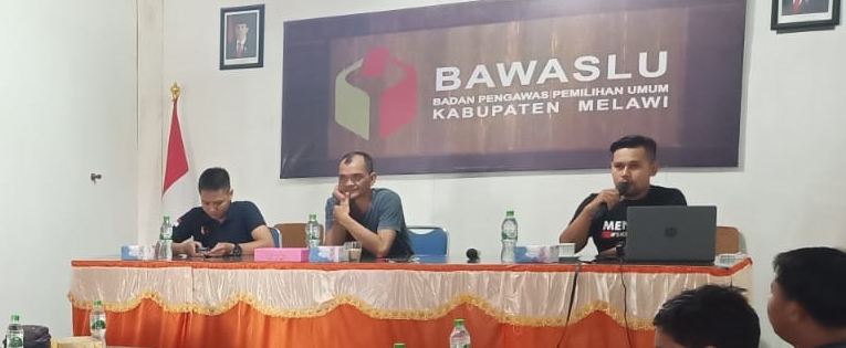 Rapat Kerja Teknis Peningkatan SDM Penyelesaian Sengketa Bawaslu Kabupaten Melawi