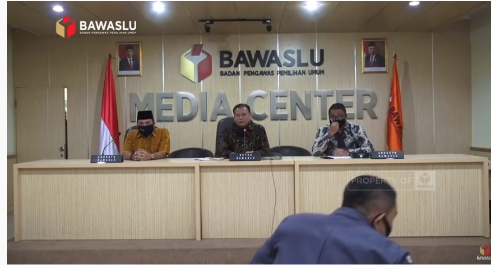 KONFERENSI PERS BAWASLU RI “SIAP MENGAWASI LANJUTAN TAHAPAN PILKADA TAHUN 2020 “