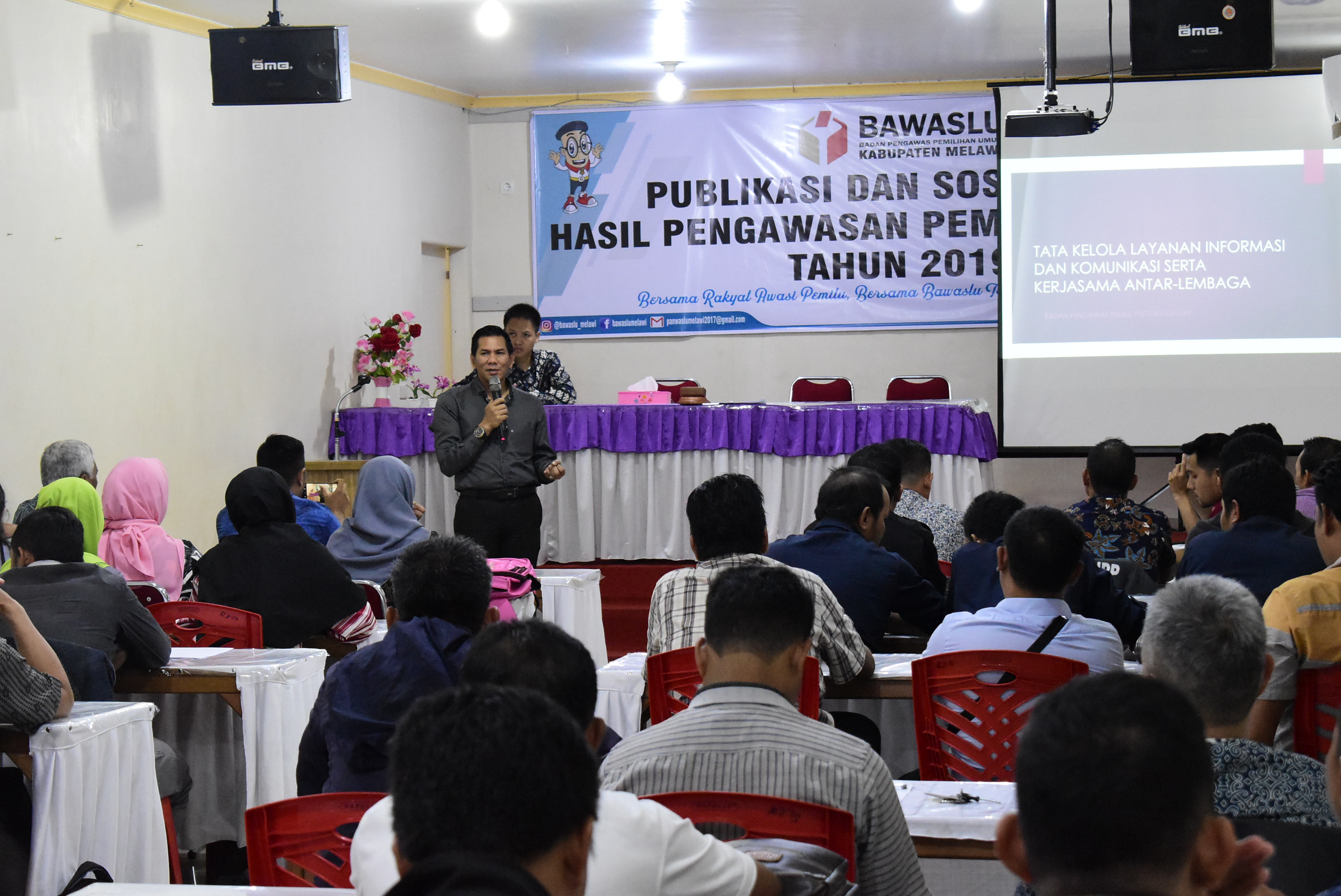 PUBLIKASI DAN SOSIALISASI HASIL PENGAWASAN PEMILIHAN UMUM TAHUN 2019