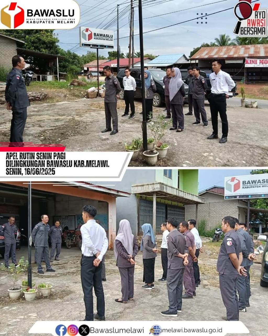 Apel rutin setiap hari Senin