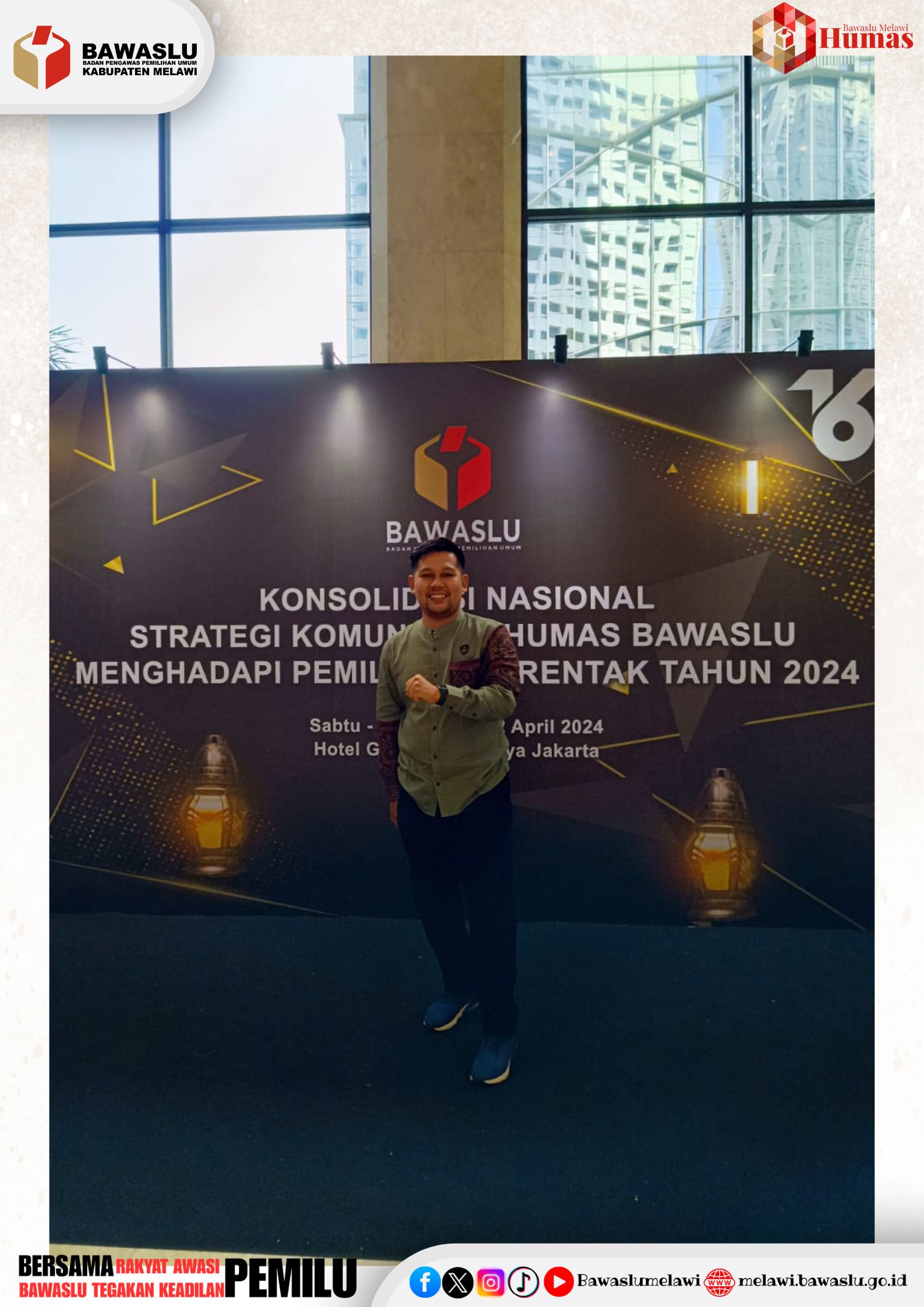 PESERTA PENDIDIKAN PENGAWASAS PARTISIPATIF (P2P) KABUPATEN MELAWI ANTUSIAS MELAKSANAKAN PEMBELAJARAN SECARA DARING
