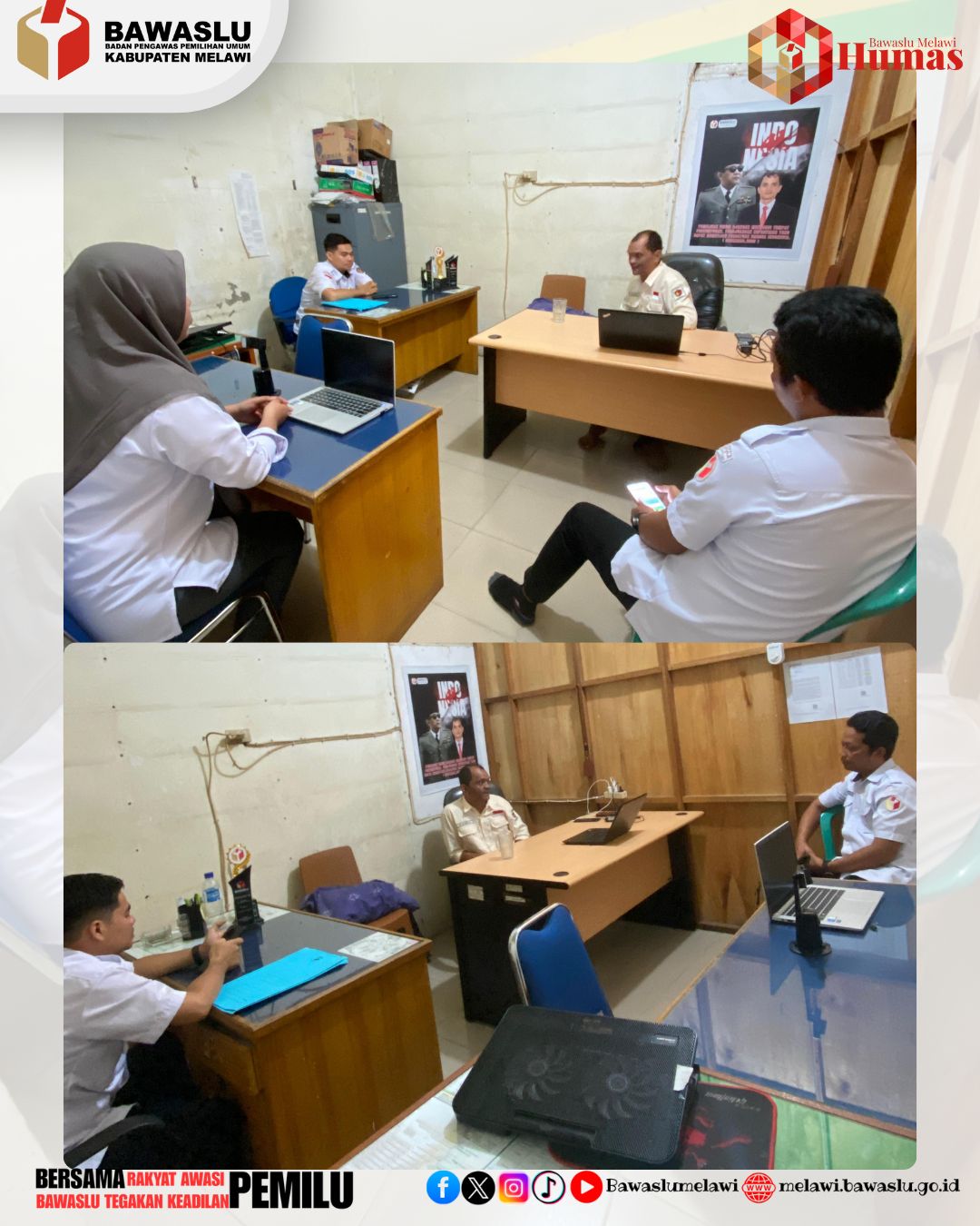 Bawaslu Melawi Gelar Diskusi untuk Memaksimalkan Fungsi Kehumasan