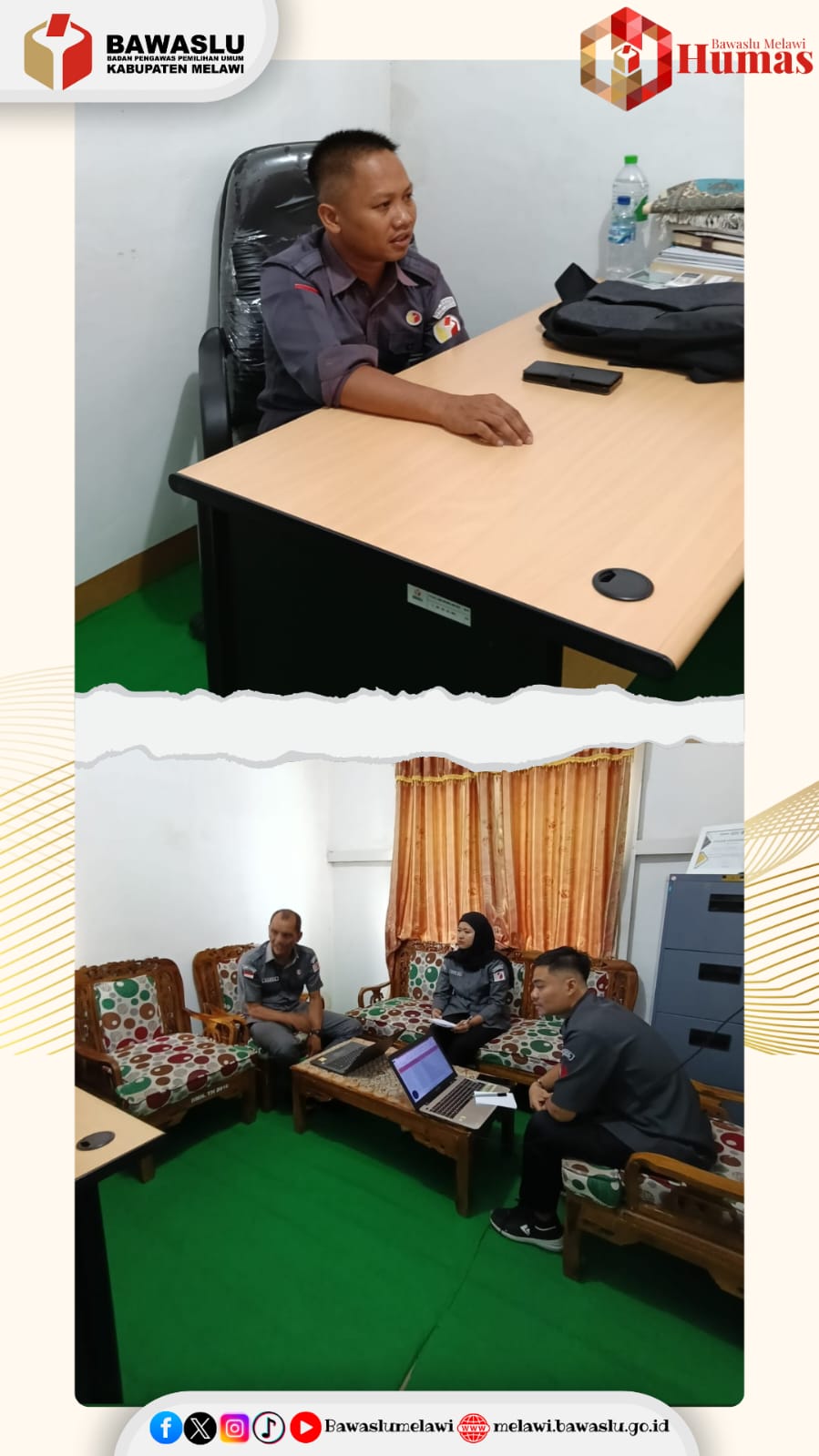 Bawaslu Melawi Gelar Rapat Kerja Teknis Persiapan P2P