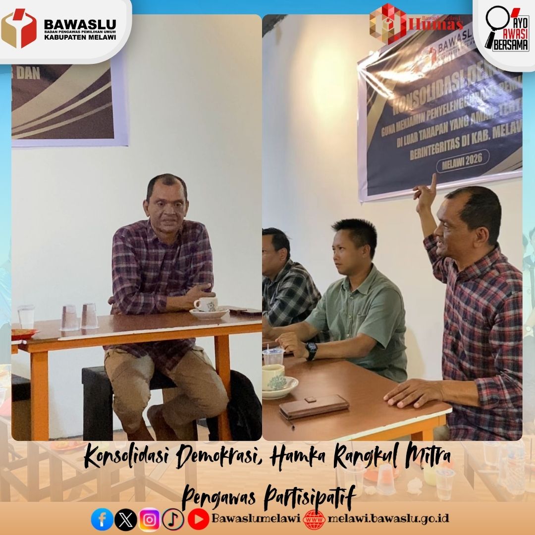 Konsolidasi Demokrasi, Hamka Rangkul Mitra Pengawas Partisipatif