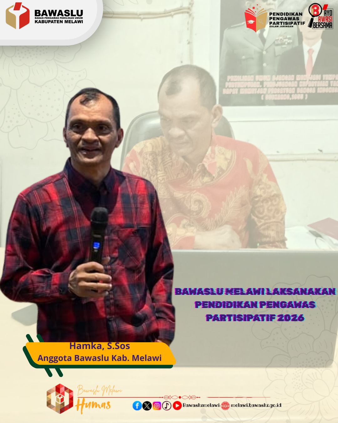 BAWASLU MELAWI LAKSANAKAN PENDIDIKAN PENGAWAS PARTISIPATIF 2026
