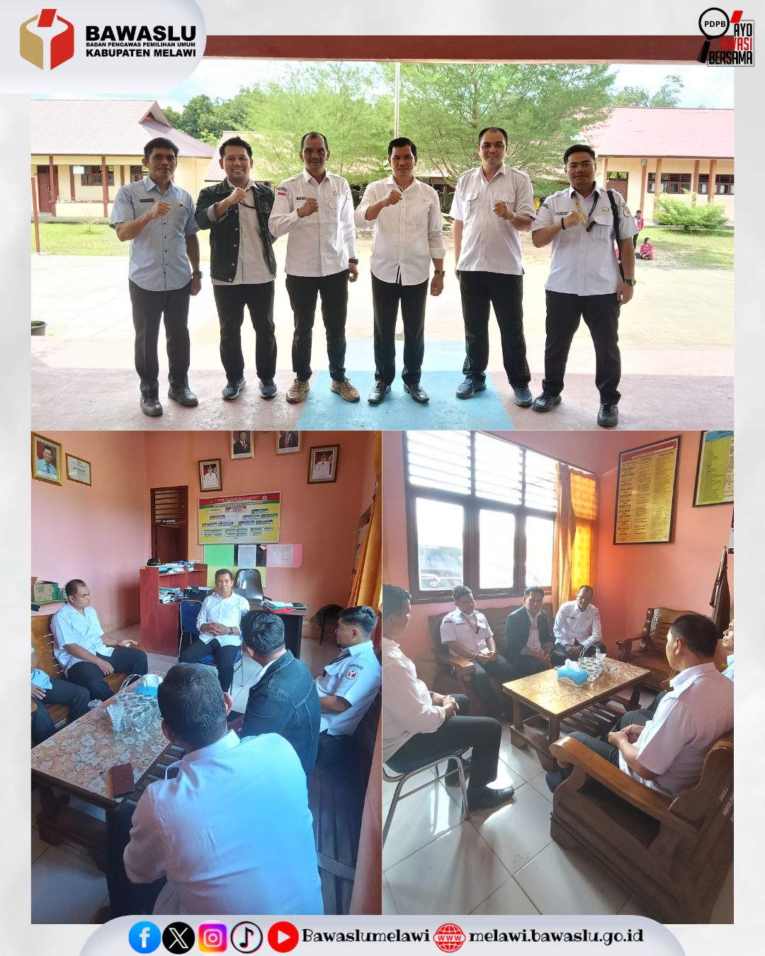 Bawaslu Melawi Perkuat Budaya Demokrasi di Lingkungan Pendidikan melalui Konsolidasi Bersama Kepala Sekolah dan Guru