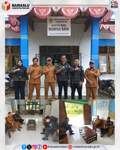 Bawaslu Melawi Lakukan Uji Petik PDPB di Desa Kompas Raya