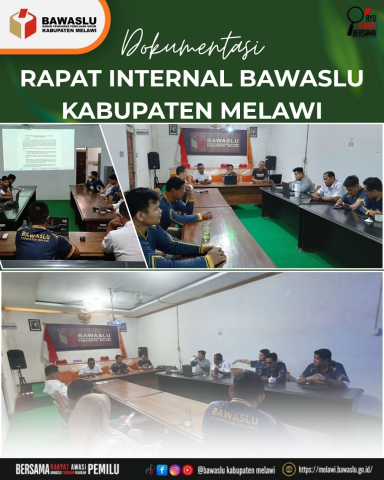 Bawaslu Kabupaten Melawi Siapkan Sosialisasi Pedoman dan Tata Cara Pemilihan Ketua dan Wakil Ketua OSIS di Tingkat SMA / Sederajat di Wilayah Kabupaten Melawi