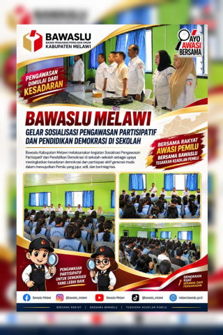 Bawaslu Melawi Goes To School