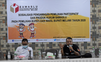 BAWASLU MELAWI MELAKSANAKAN SOSIALISASI PENGAWASAN PEMILIHAN PARTISIPATIF