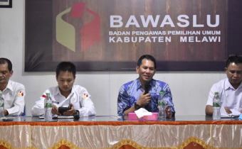 BAWASLU KABUPATEN MELAWI, MENERIMA KUNJUNGAN KERJA KETUA BAWASLU PROVINSI KALIMANTAN BARAT BAPAK RUHERMANSYAH, S. H DALAM AGENDA SILAHTURAHMI SEKALIGUS MONITORING PERSIAPAN PEMILU SERENTAK 2024