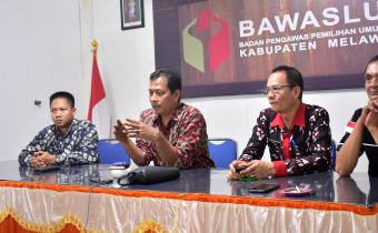 BAWASLU KABUPATEN MELAWI, MENERIMA KUNJUNGAN KERJA ANGGOTA BAWASLU PROVINSI KALIMANTAN BARAT BAPAK FAISAL RIZA, S.T., M.H DALAM AGENDA MONITORING