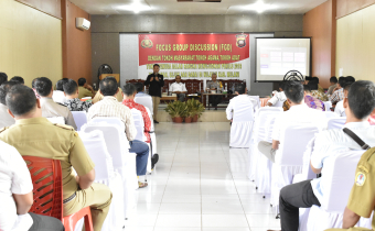 PEMAPARAN MATERI PENANGANAN PELANGGARAN PEMILU 2019 DALAM ACARA FOCUS GROUP DISCUSSION (FGD)