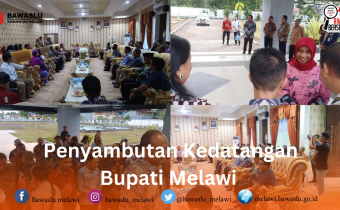 Kepala Sekretariat Bawaslu Melawi,  Menghadiri Undangan Penyambutan Kedatangan Pjs. Bupati Melawi. 