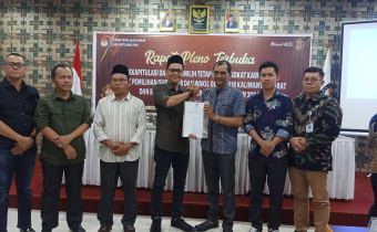 Bawaslu Melawi Awasi Langsung Penetapan Daftar Pemilih Tetap utk pemilihann bupati dan waki u aui Melawi 2024. Pilkada Tahun 2024