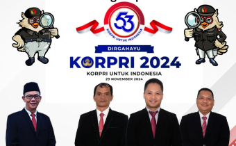 Keluarga Besar Bawaslu Melawi Mengucapkan HUT KORPRI yang ke 53