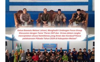 KETUA BAWASLU MENGHADIRI UNDANGAN DI GRAHA SUKIMAN CENTER