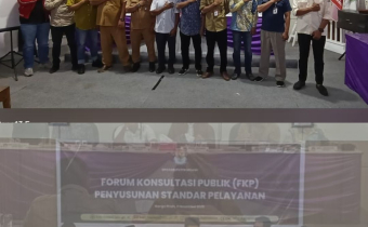  Bawaslu Melawi menghadiri Forum Konsultasi Publik Penyusunan Standar Pelayanan KPU