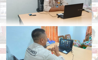 Ketua Bawaslu Melawi Menjadi Narasumber Pendidikan P2P secara daring, Paparkan Alur Penanganan Temuan & Laporan Pelanggaran
