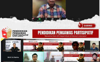 Bawaslu Kabupaten Melawi mengadakan  pelatihan Pengawas Pemilu Partisipatif (P2P) Melalui Via Daring