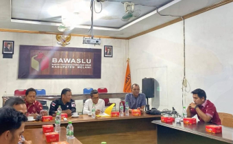 Badan Pengawas Pemilihan Umum (Bawaslu) Kabupaten Melawi menyambut baik pelaksanaan koordinasi yang dilakukan oleh Komisi Pemilihan Umum (KPU) 