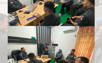 Divisi Penanganan Pelanggaran dan Penyelesaian Sengketa Bawaslu Melawi Gelar Rapat Internal