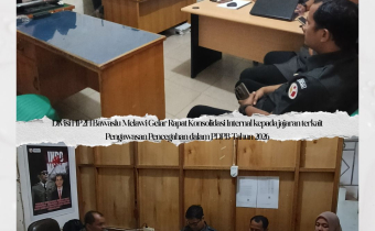 Divisi HP2H Bawaslu Melawi Gelar Rapat Konsolidasi Internal kepada jajaran terkait Pengawasan Pencegahan dalam PDPB Tahun 2026