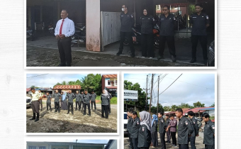 Bawaslu Kabupaten Melawi Gelar Apel Rutin, Tekankan Disiplin Kerja dan Persiapan Pembuatan Video Simulasi Sidang Administrasi Pemilu