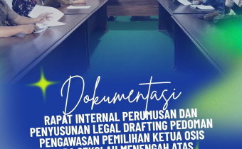 Bawaslu Kabupaten Melawi Gelar Rapat Internal Penyusunan Legal Drafting Pedoman Pengawasan Pemilihan Ketua OSIS Tahun 2026