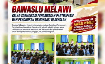 Bawaslu Melawi Goes To School