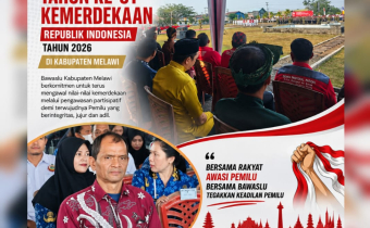🇮🇩 Dirgahayu ke-81 Republik Indonesia 🇮🇩   Anggota Bawaslu Kabupaten Melawi Hamka, S. Sos turut menghadiri kegiatan dalam rangka Peringatan Hari Ulang Tahun ke-81