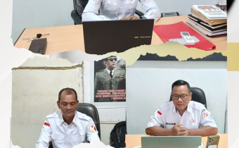Ketua dan Anggota Bawaslu Kabupaten Melawi Ikuti Sosialisasi Evaluasi dan Pengumpulan Data Pendukung Evaluasi IKP 2024