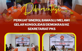 Perkuat Sinergi, Bawaslu Melawi Gelar Konsolidasi Demokrasi ke Sekretariat PKS