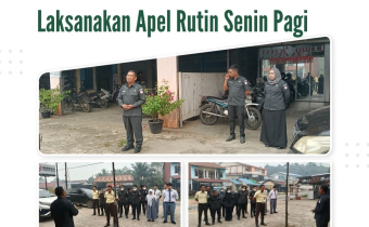 Bawaslu Kabupaten Melawi Laksanakan Apel Rutin Senin Pagi