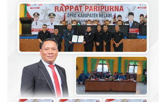 Bawaslu Melawi Hadiri Rapat Paripurna ke-5 DPRD Masa Sidang Kesatu Tahun Sidang 2026–2027