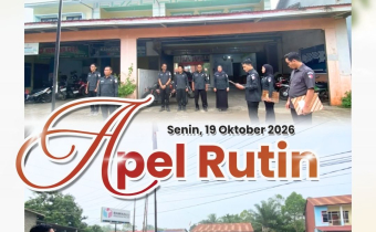Anggota Bawaslu Kabupaten Melawi, Markus, S.H. Pimpin Apel Rutin Senin menyampaikan Agenda Kegiatan Bawaslu Melawi Pekan Ini
