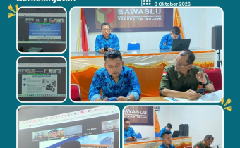 Bawaslu Melawi Ikuti Kegiatan Via Zoom Terkait Sosialisasi Uji Petik untuk Pemetaan Kerawanan Isu Strategis Pemutakhiran Data Pemilih Berkelanjutan